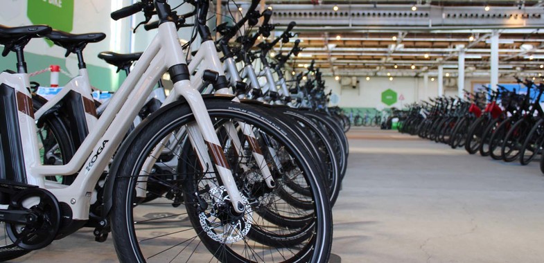 Vergelijk de Evia met andere e-bikes